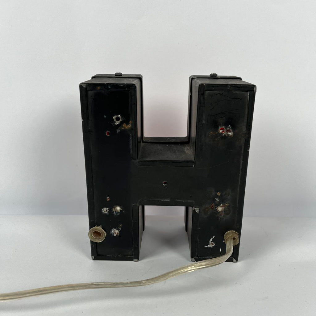 Insegna luminosa - Lettera "H" | Anni '80