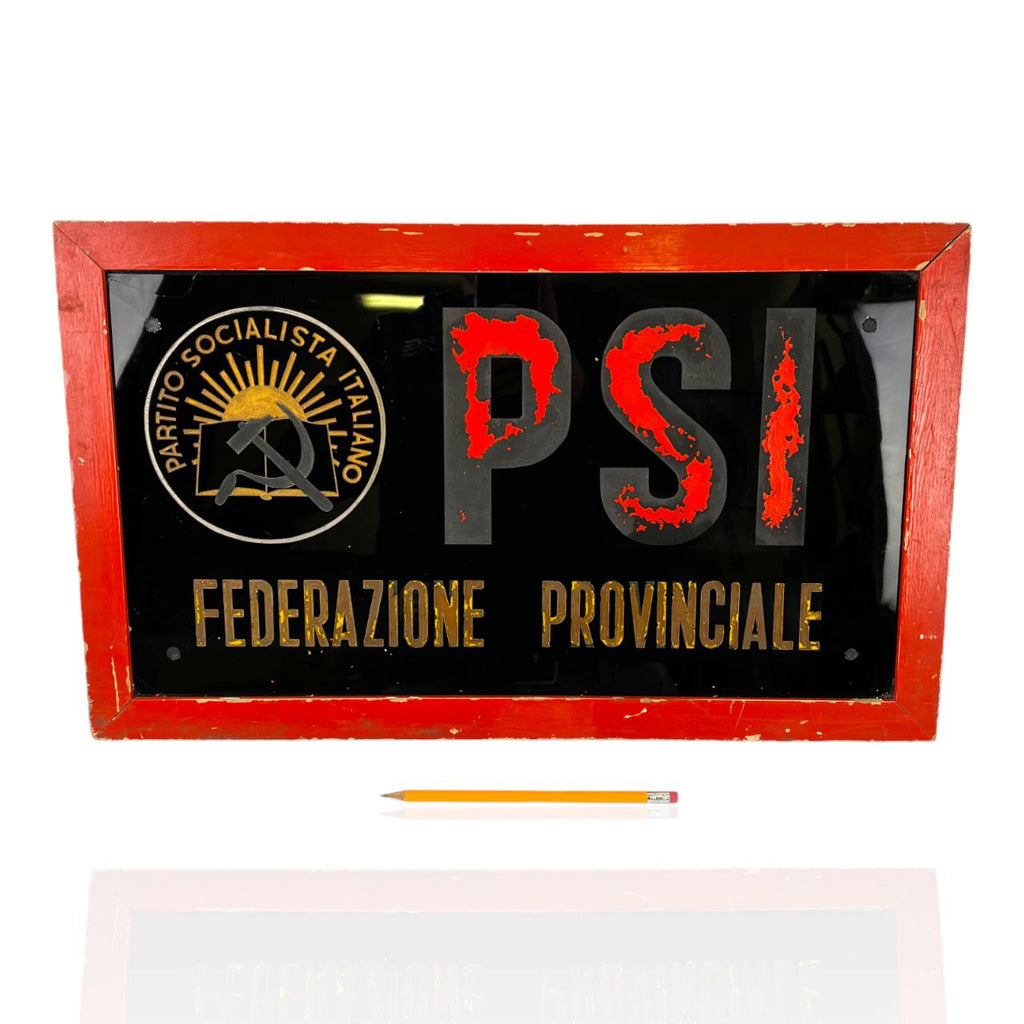 Insegna - Partito Socialista Italiano PSI - Federazione Provinciale