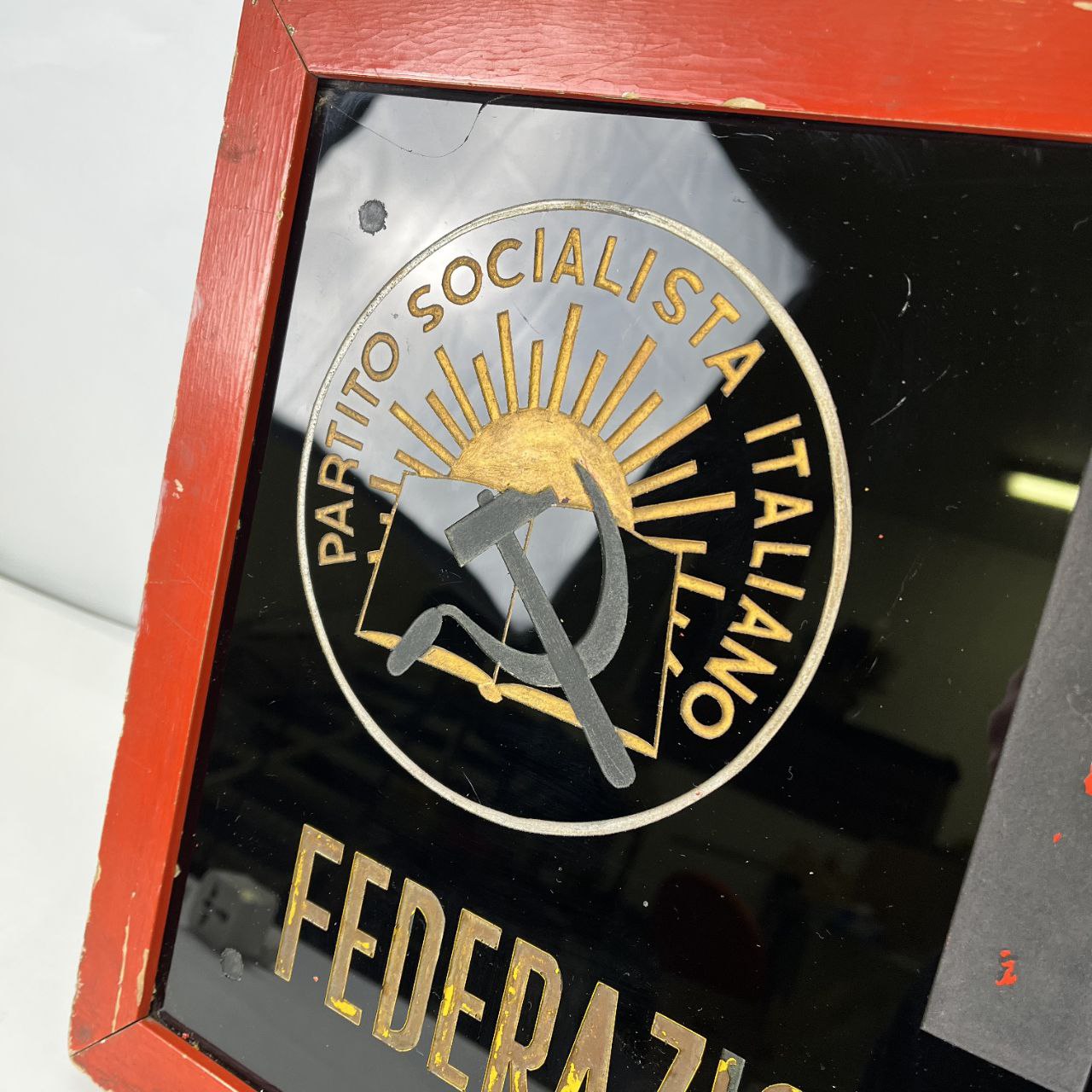 Insegna - Partito Socialista Italiano PSI - Federazione Provinciale