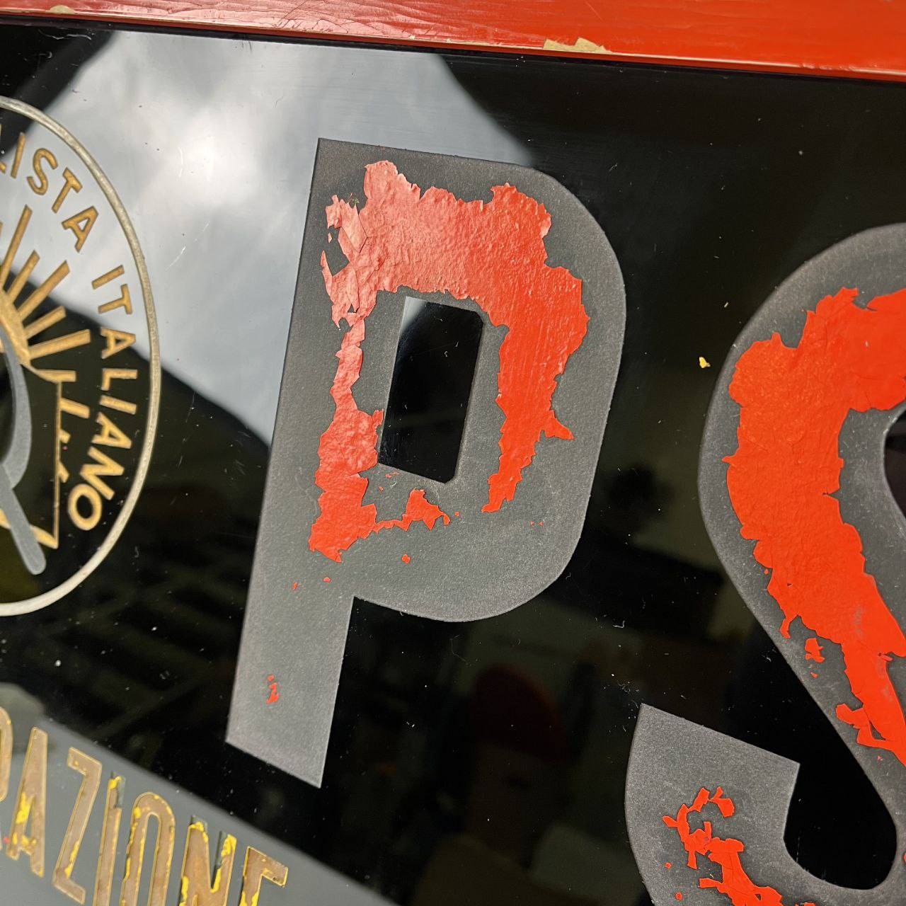 Insegna - Partito Socialista Italiano PSI - Federazione Provinciale