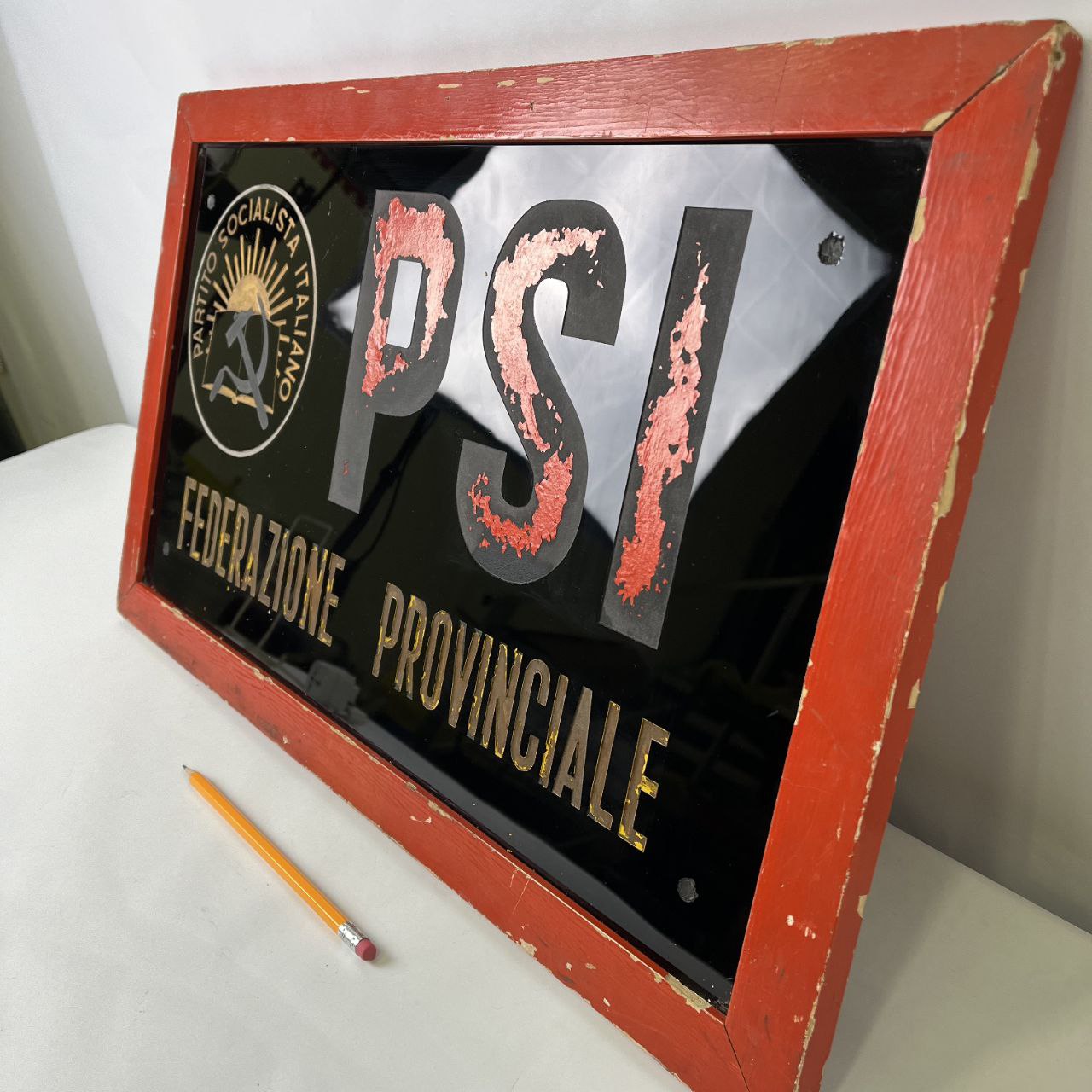 Insegna - Partito Socialista Italiano PSI - Federazione Provinciale