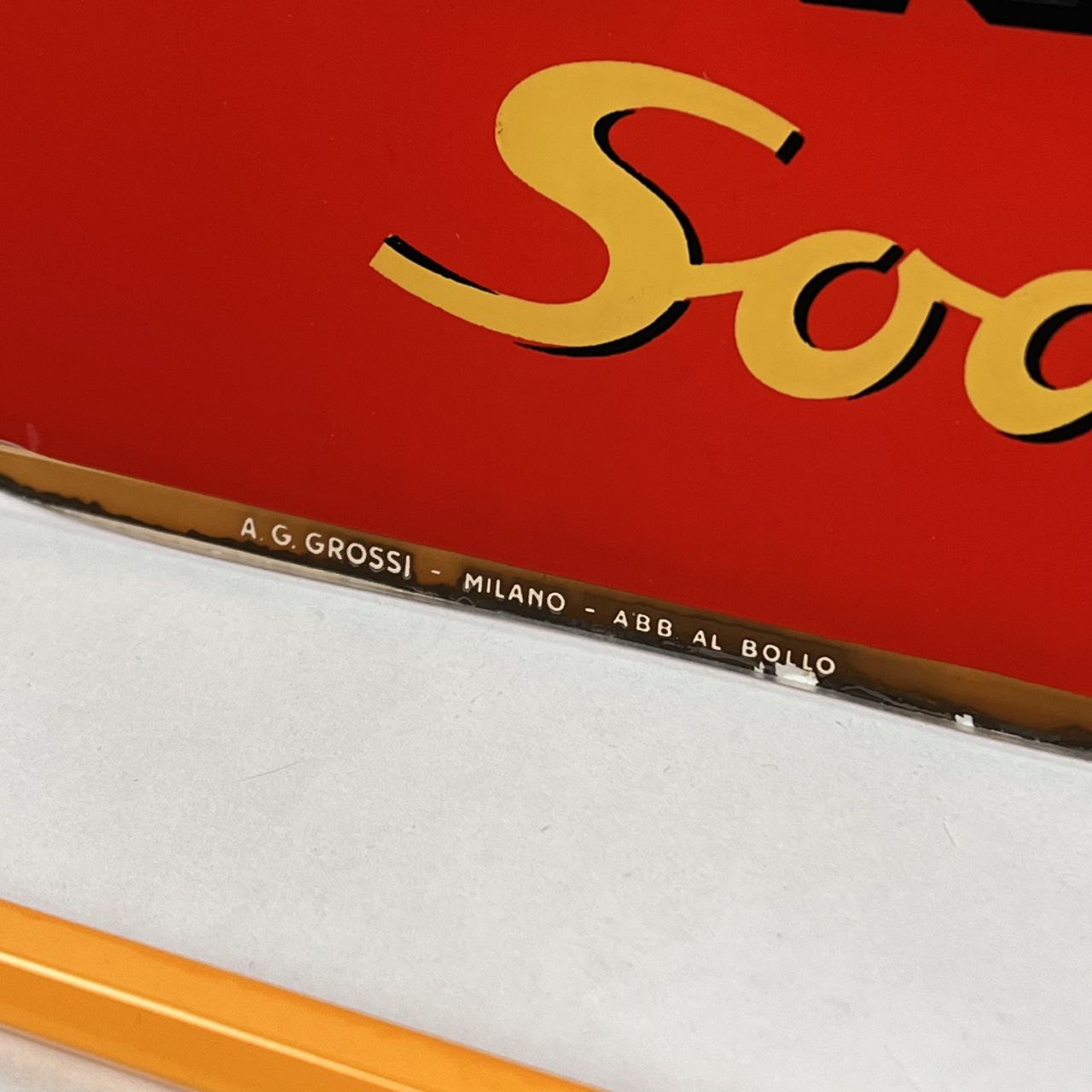 Vetrofania Campari Soda | Anni '60