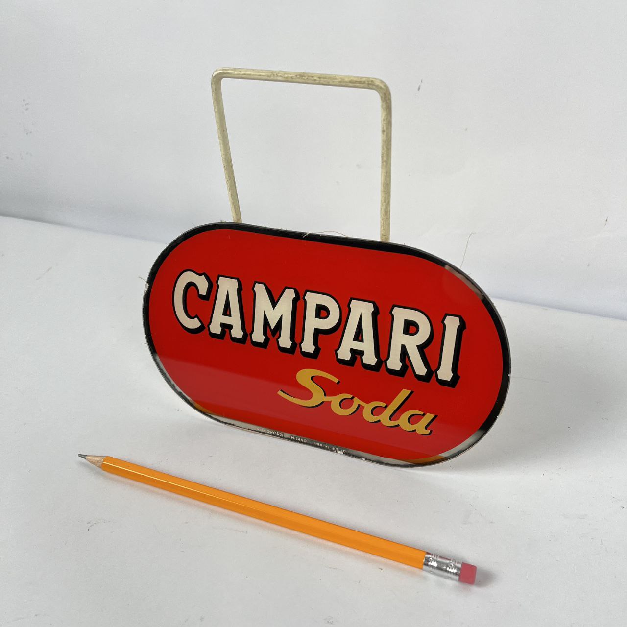 Vetrofania Campari Soda | Anni '60