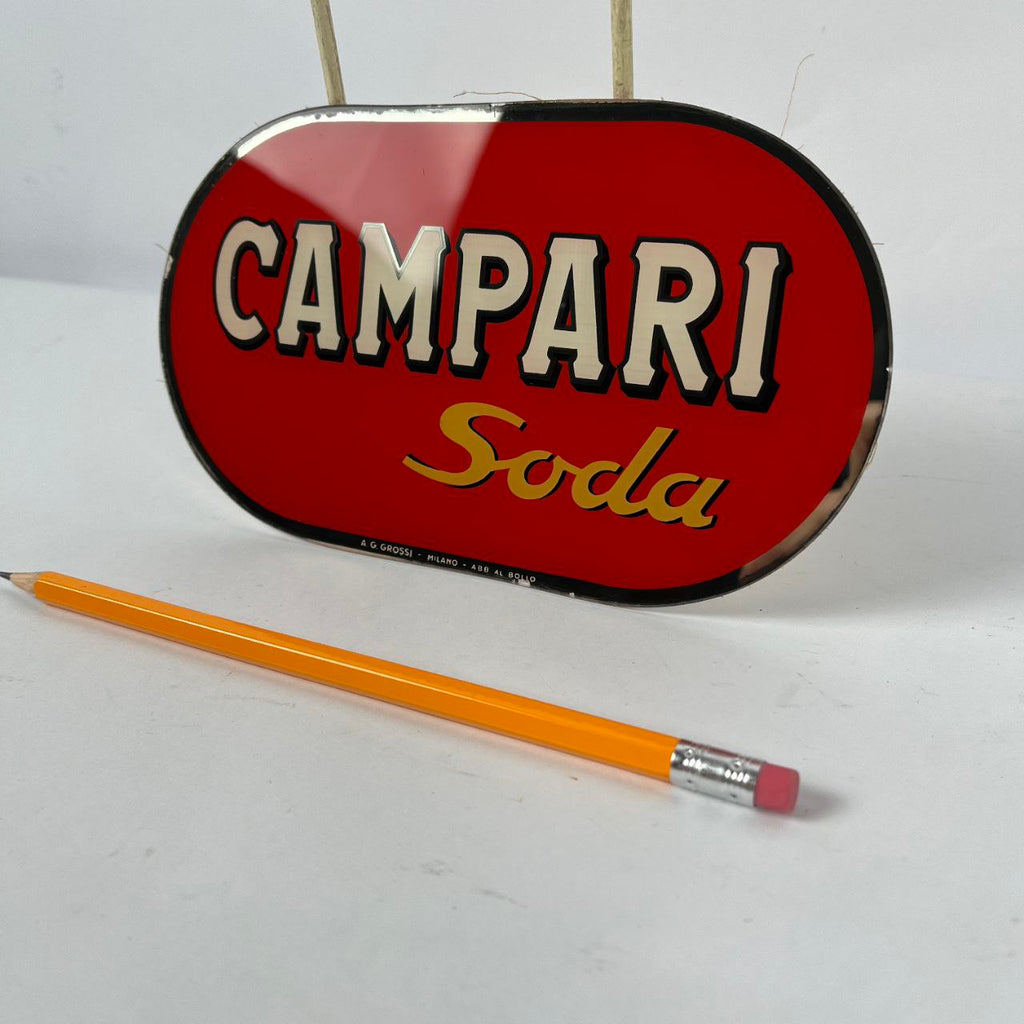 Vetrofania Campari Soda | Anni '60
