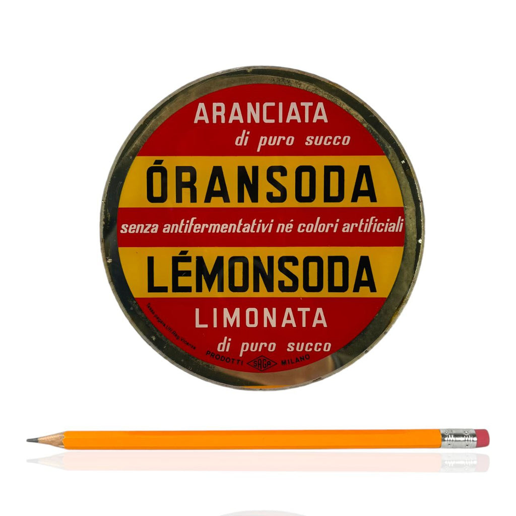 Vetrofania Oransoda Lemonsoda | Anni '60
