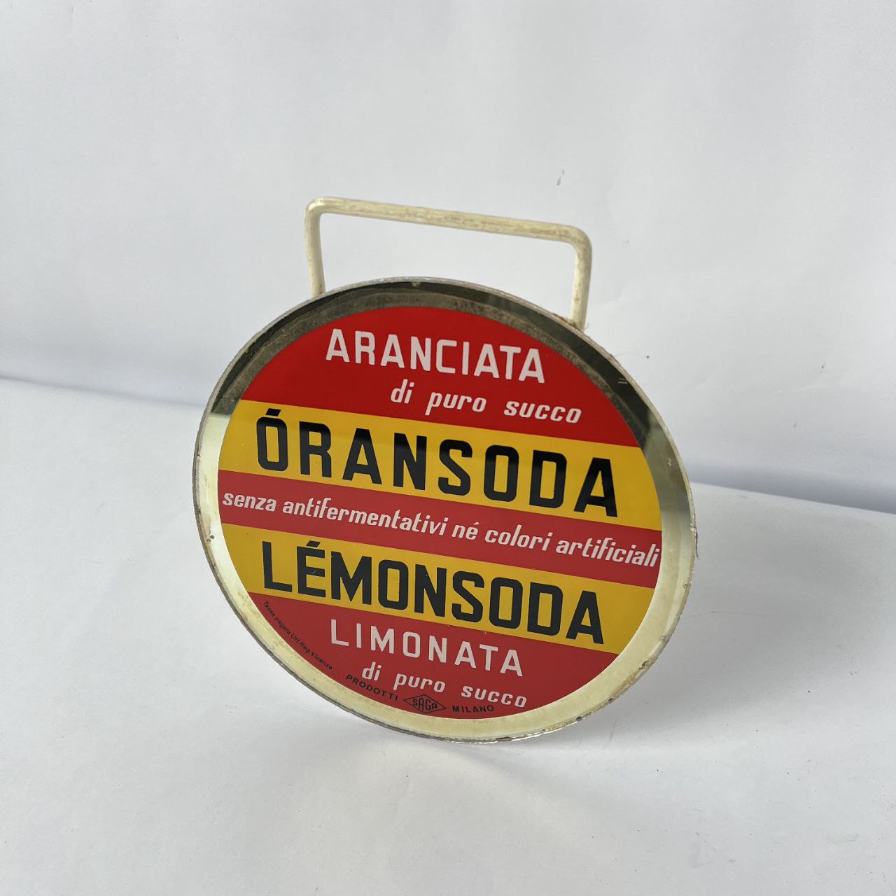 Vetrofania Oransoda Lemonsoda | Anni '60