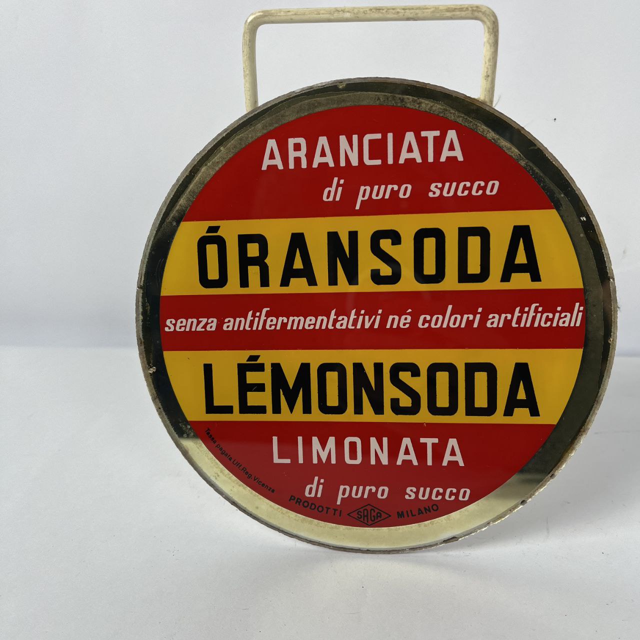 Vetrofania Oransoda Lemonsoda | Anni '60