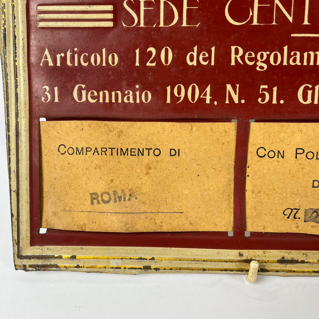 Insegna - Cassa Nazionale d'Assicurazione | Anni '20