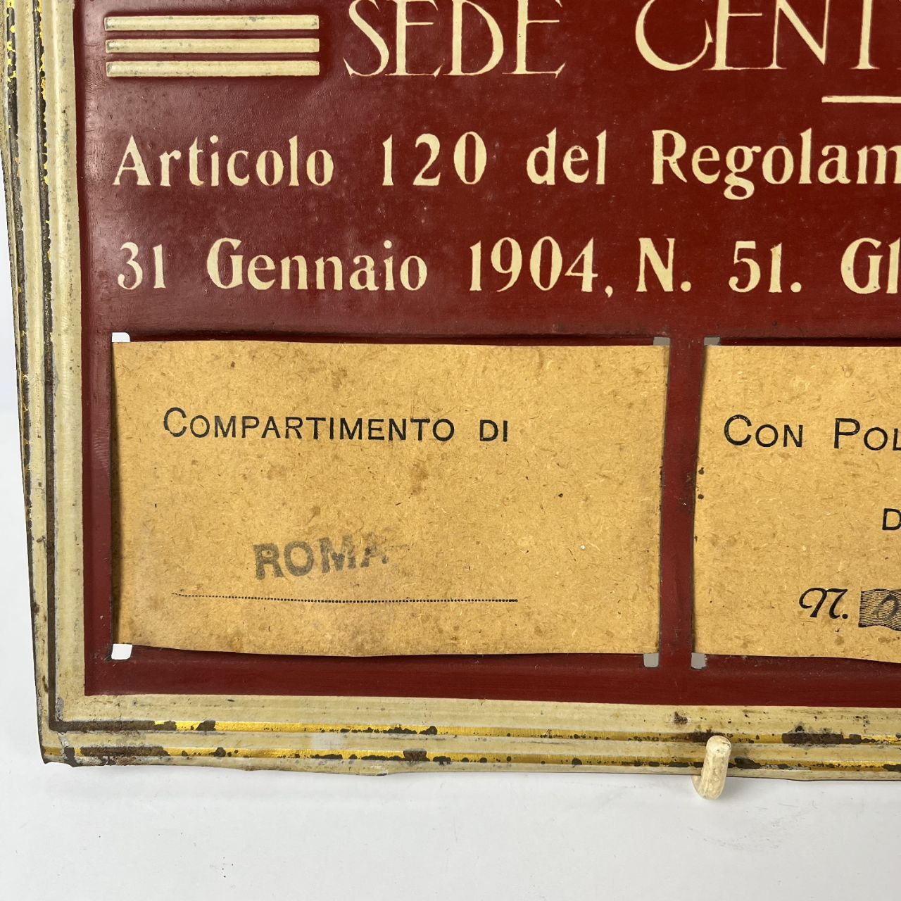 Insegna - Cassa Nazionale d'Assicurazione | Anni '20