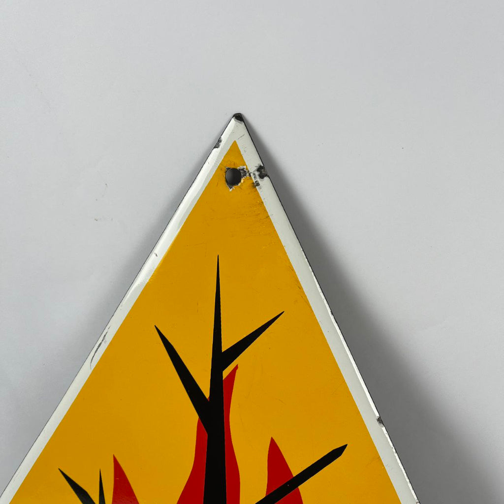 Segnale di Pericolo d'Incendio | Anni '80