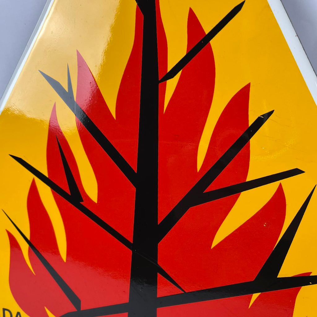 Segnale di Pericolo d'Incendio | Anni '80