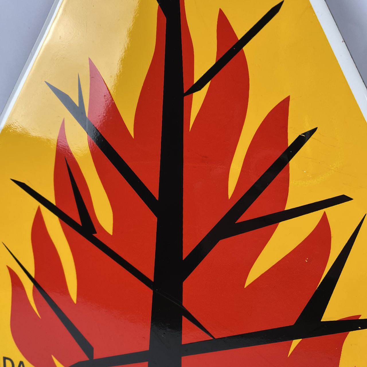 Segnale di Pericolo d'Incendio | Anni '80