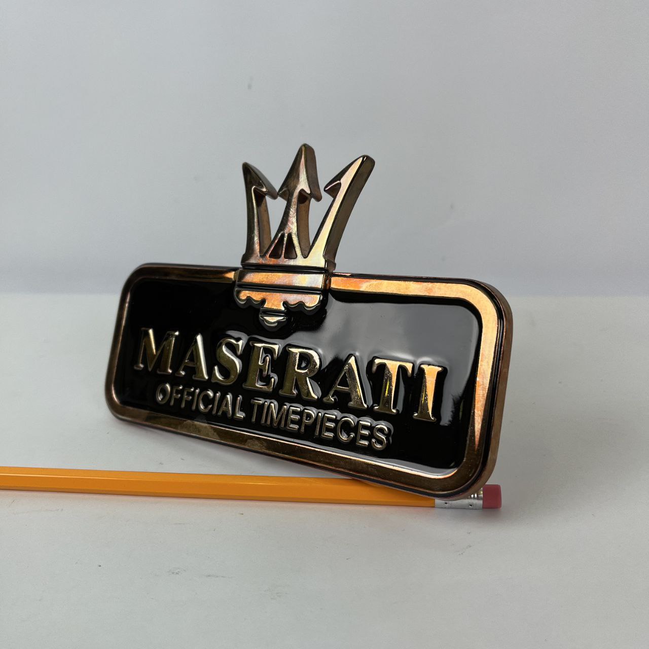 Insegna da banco - Maserati Timepieces