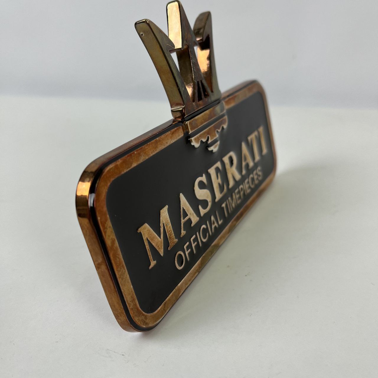 Insegna da banco - Maserati Timepieces