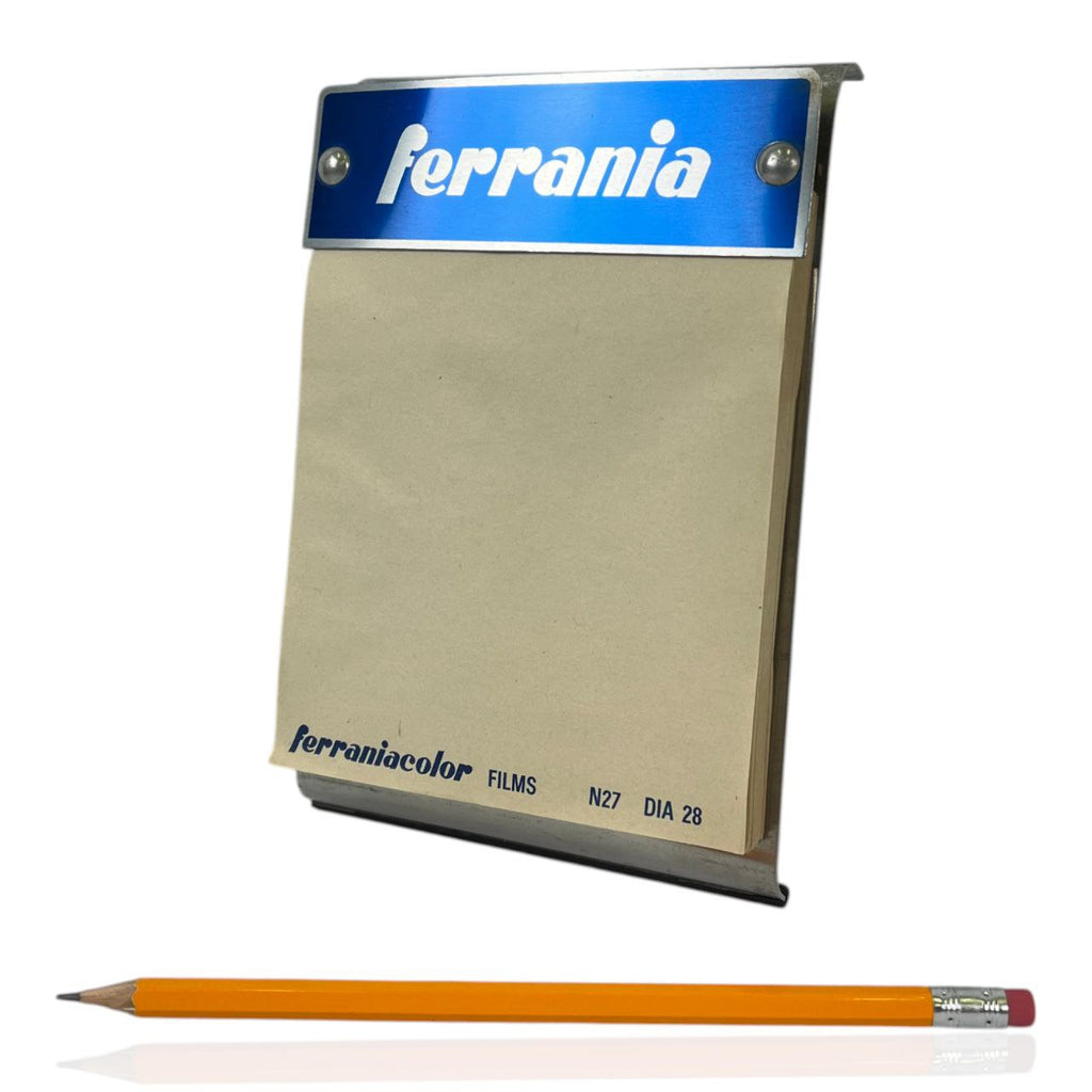 Bloc-notes pubblicitario Ferrania