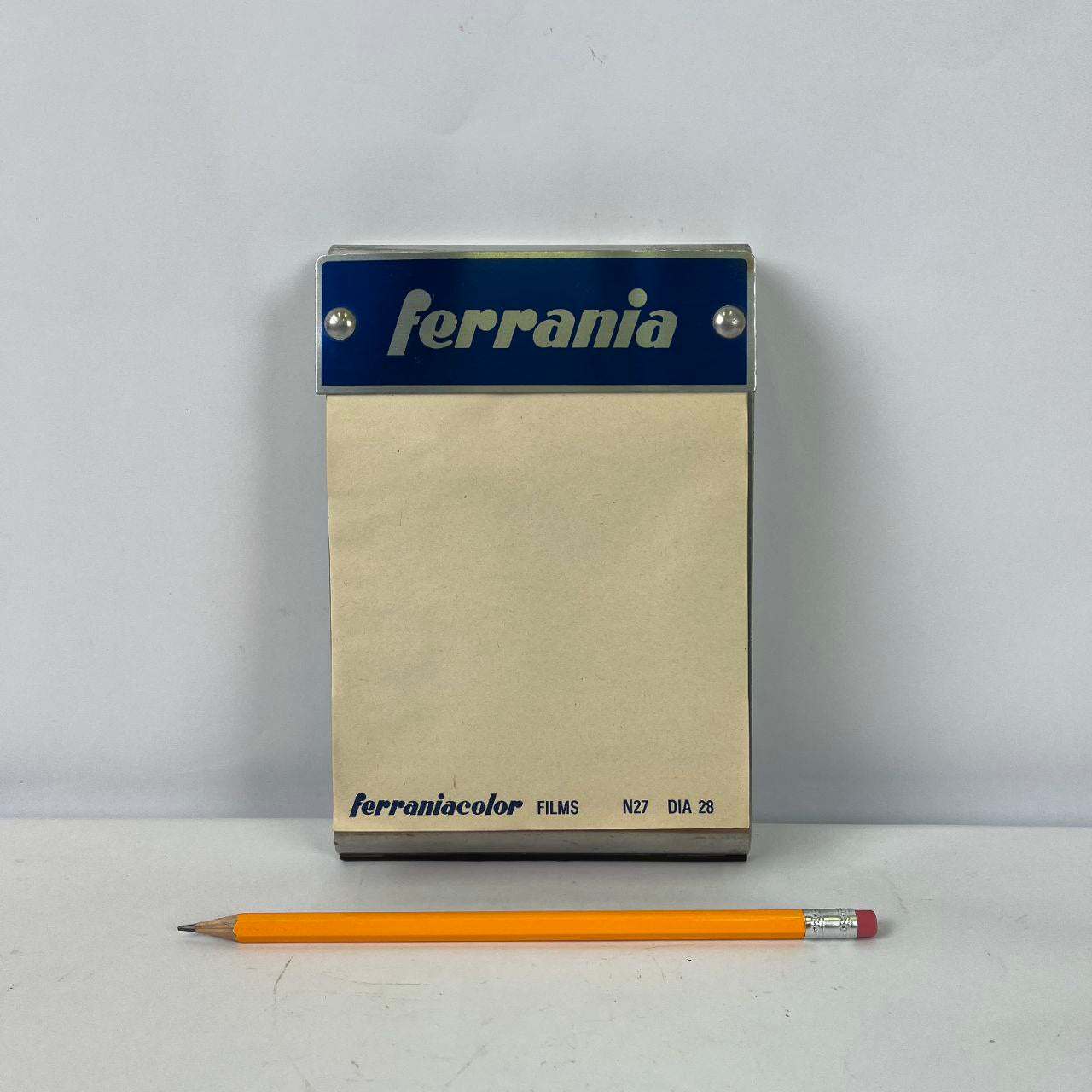 Bloc-notes pubblicitario Ferrania