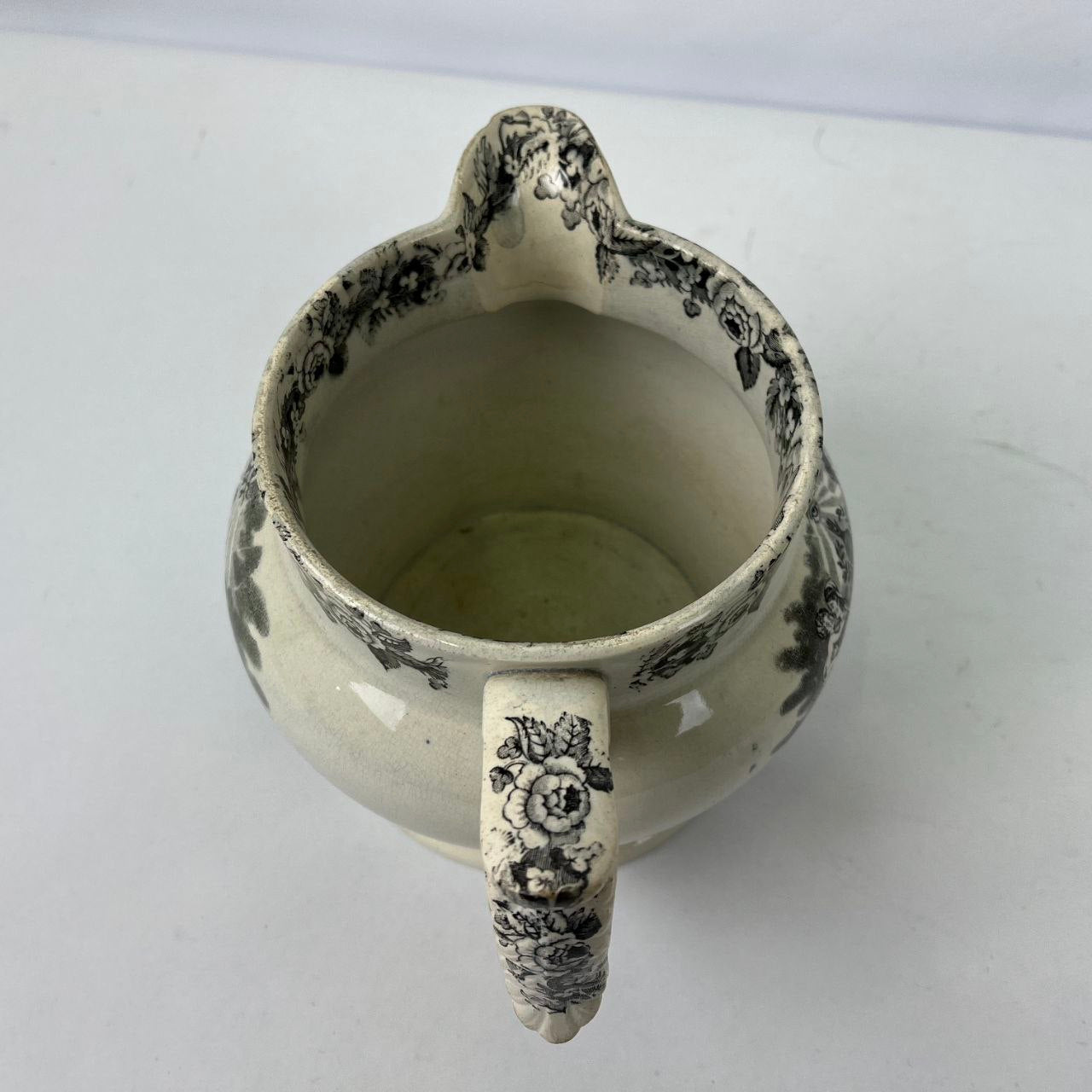 Brocca in terraglia - Independent Order of Odd Fellows | Fine '800