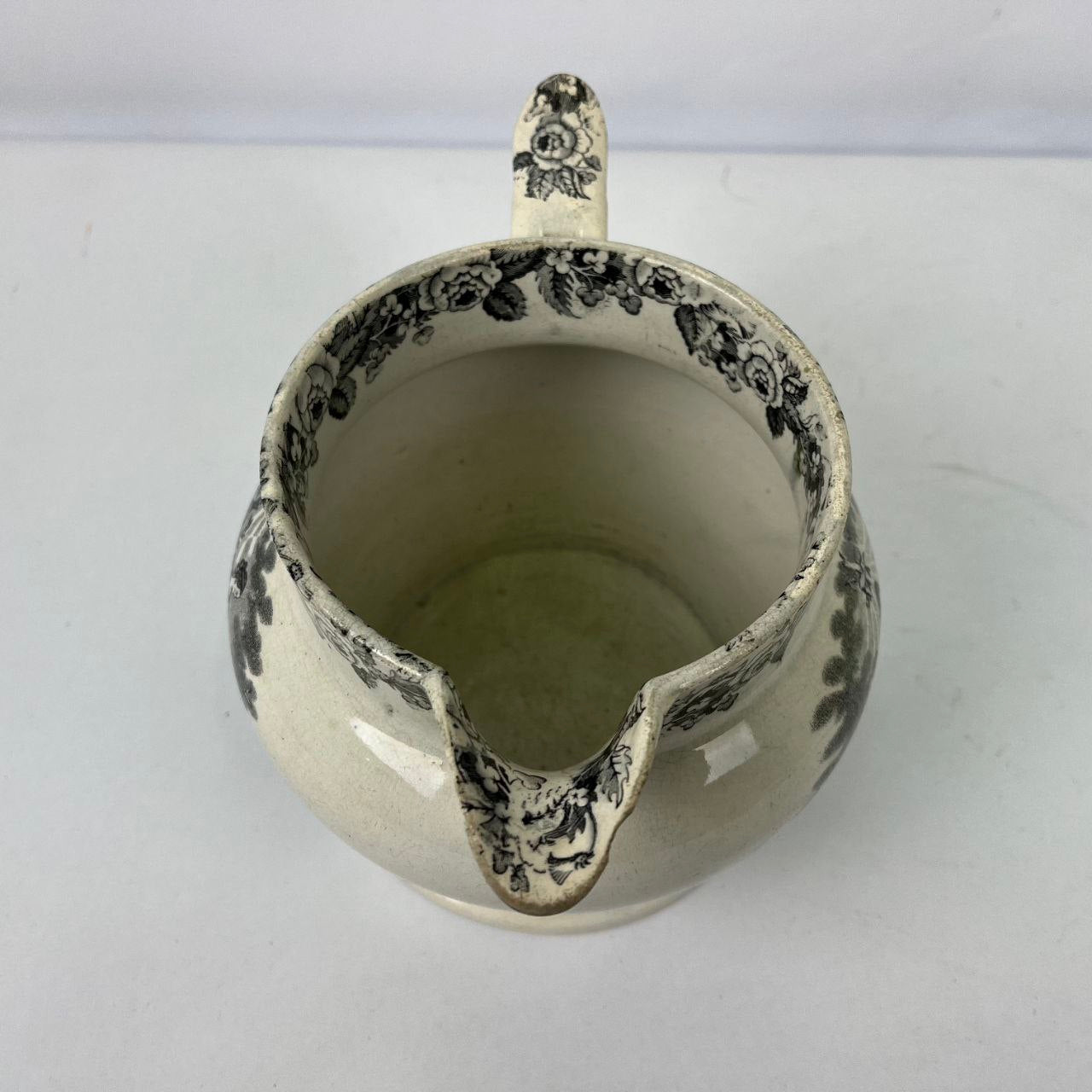 Brocca in terraglia - Independent Order of Odd Fellows | Fine '800