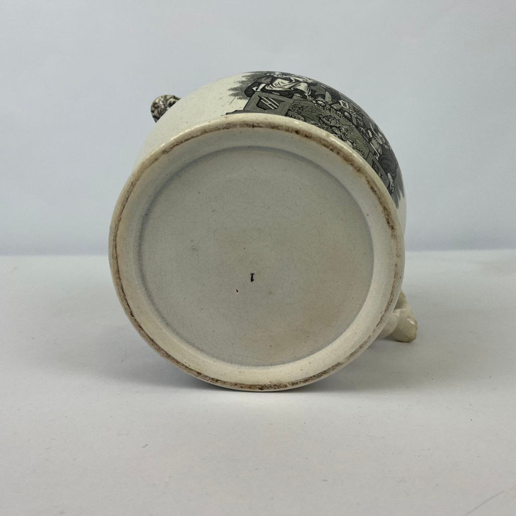 Brocca in terraglia - Independent Order of Odd Fellows | Fine '800