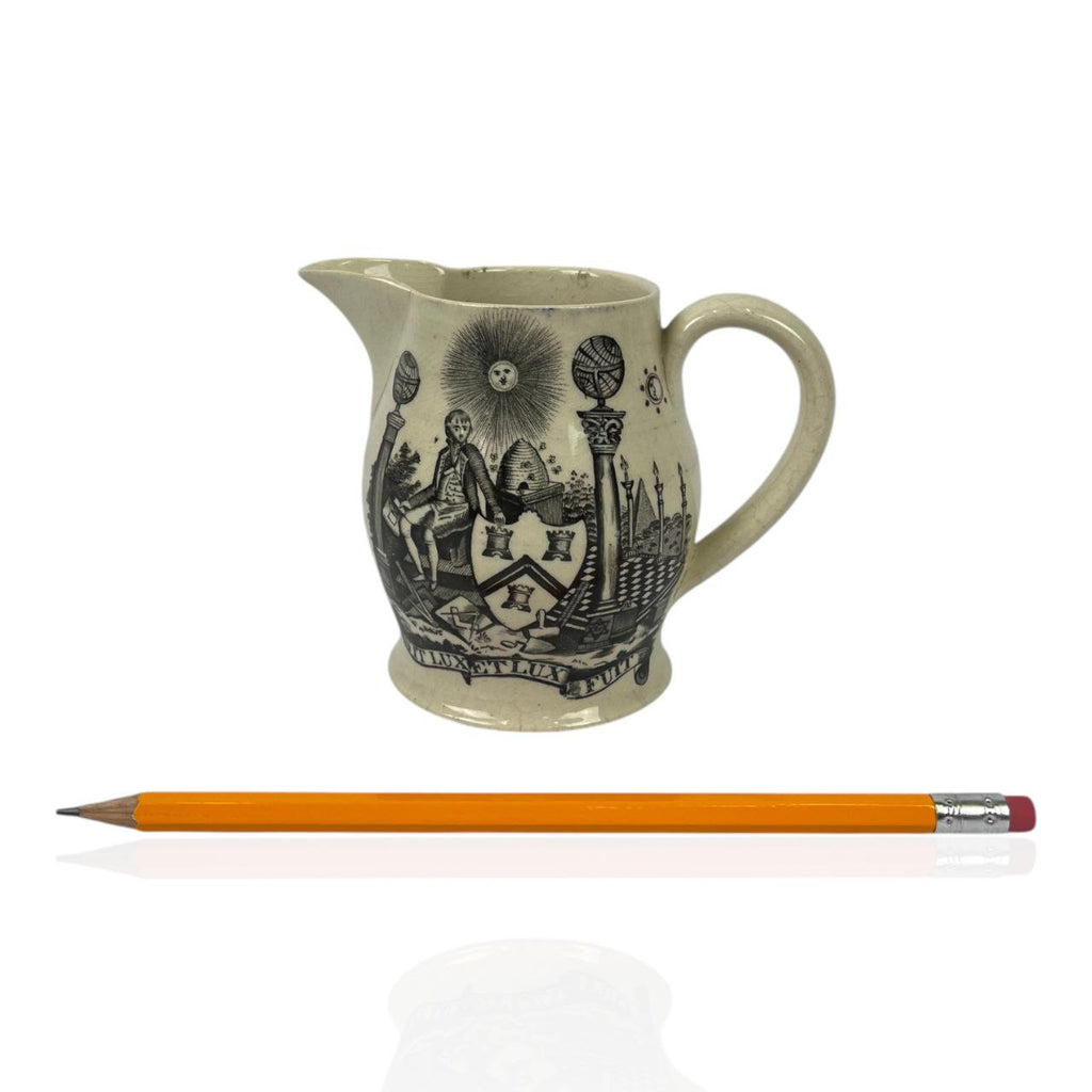 Brocca in terraglia - Massoneria inglese | Fine '800