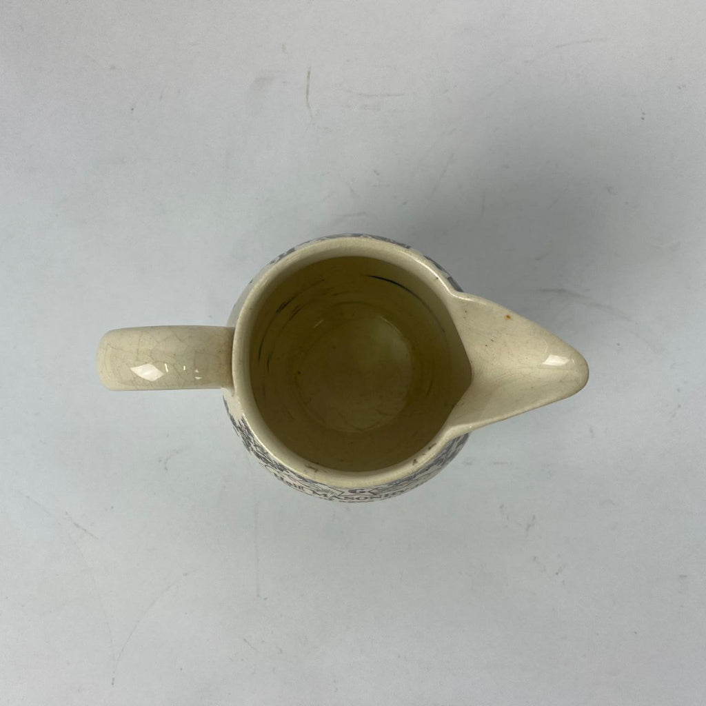 Brocca in terraglia - Massoneria inglese | Fine '800