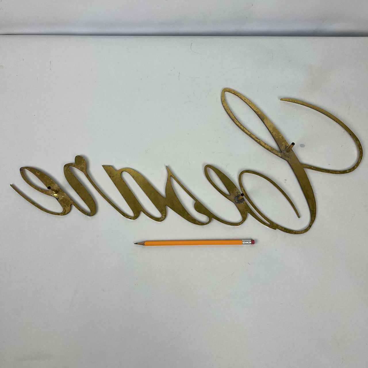 Insegna in ottone - Cesare