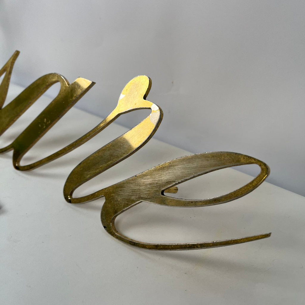 Insegna in ottone - Cesare