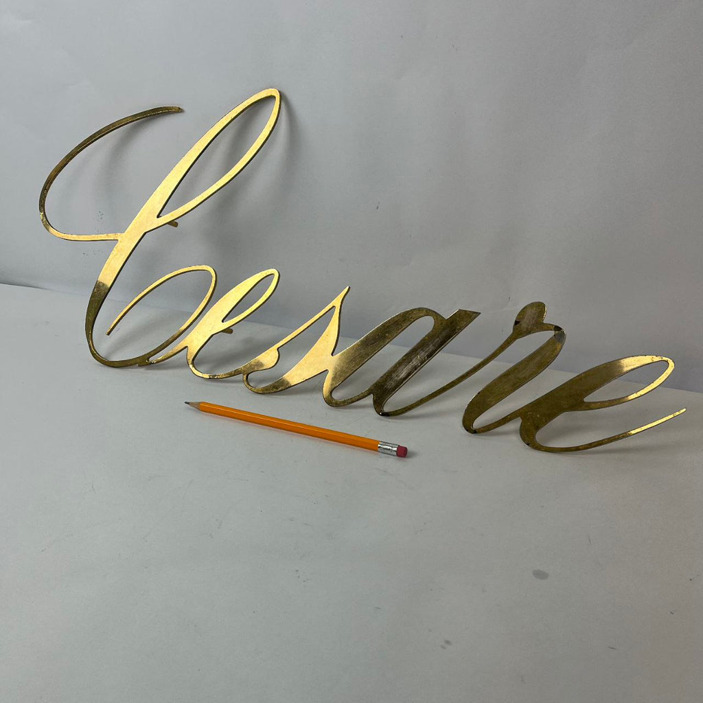Insegna in ottone - Cesare