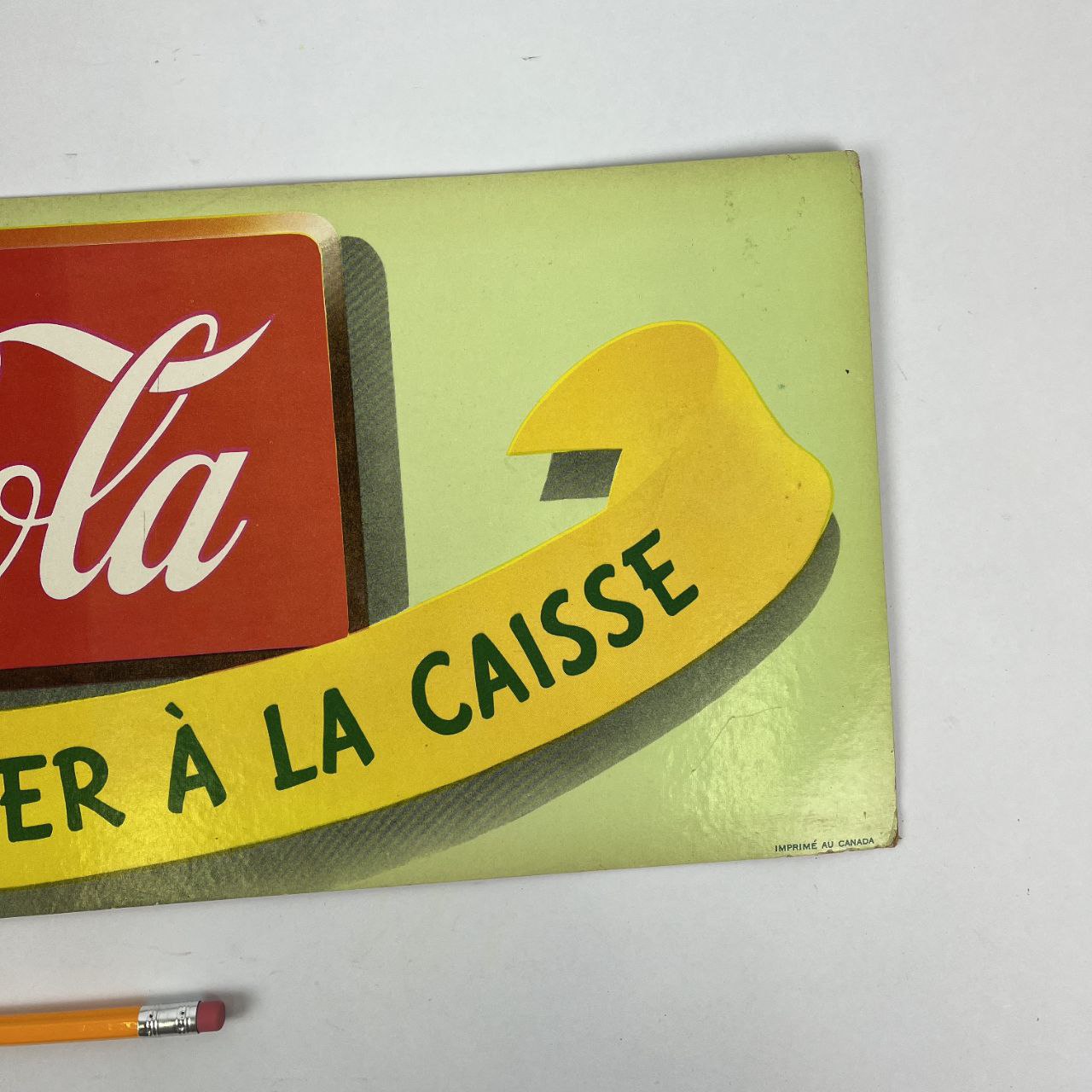 Cartonato pubblicitario - Buvez Coca-Cola | Anni '70