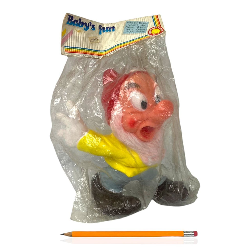 Pupazzo in gomma - Brontolo 7 Nani Ledraplastic | Anni '60