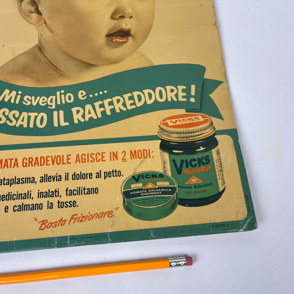 Insegna - Vicks Vaporub | Anni '50