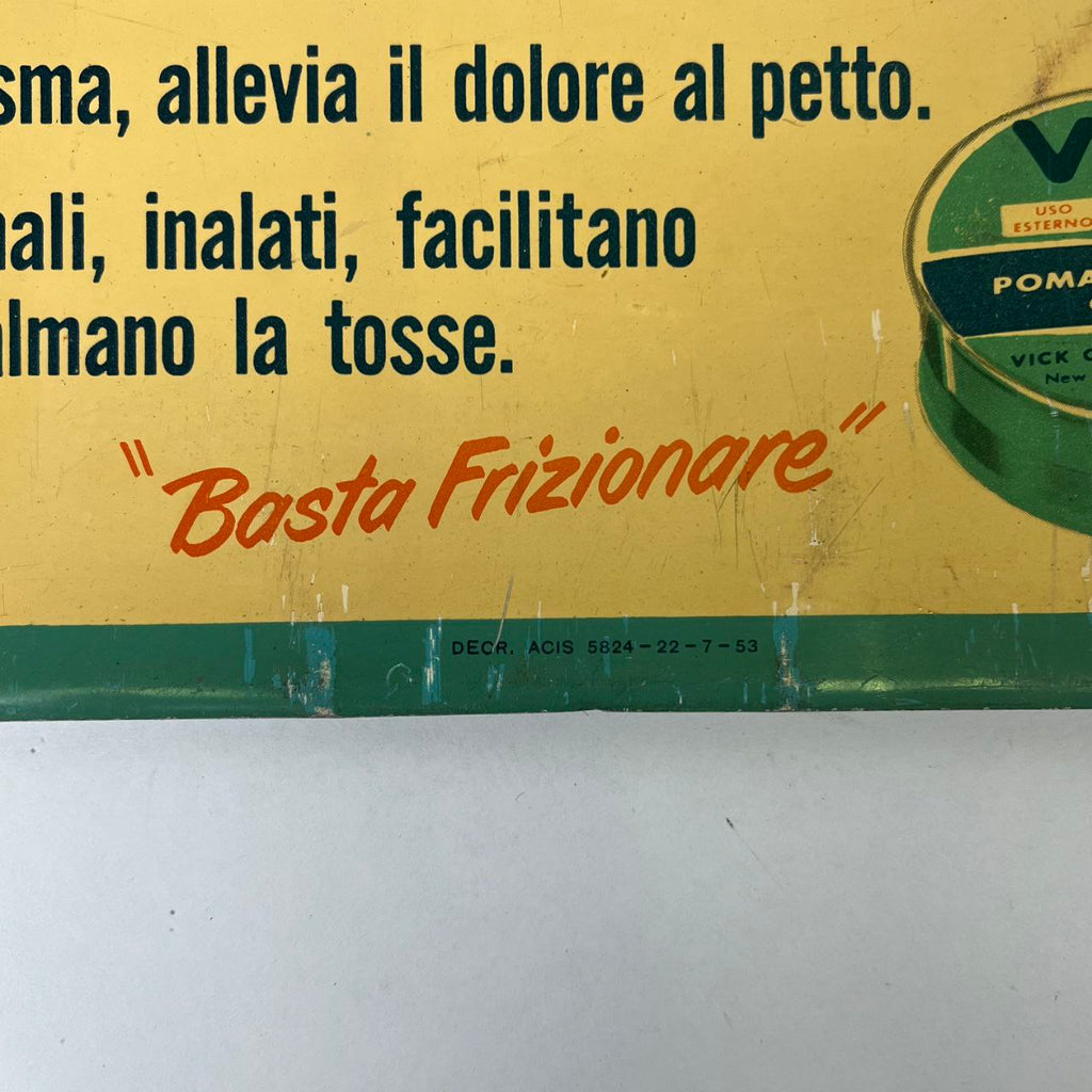 Insegna - Vicks Vaporub | Anni '50