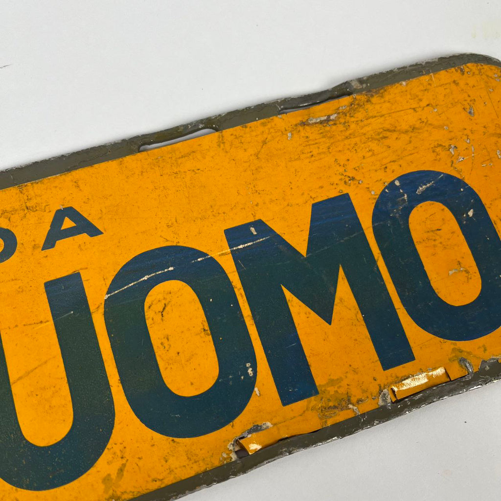 Insegna Tram Milano - Duomo e Fiera