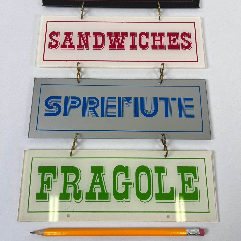 Insegna - Prodotti da Bar