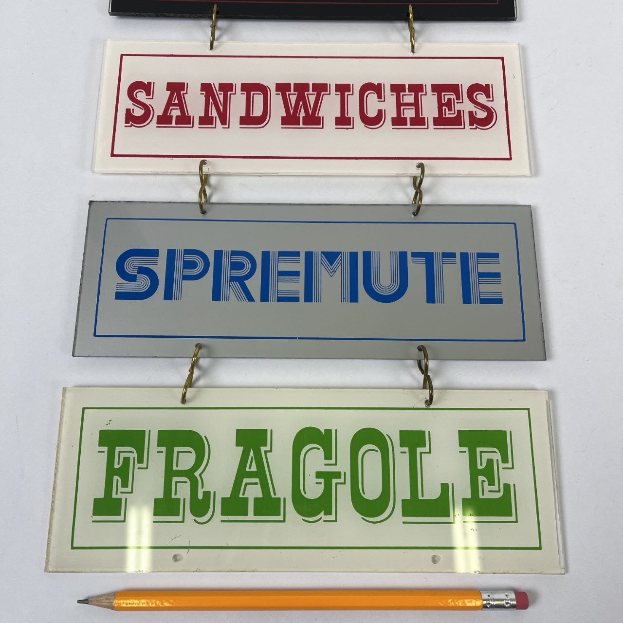 Insegna - Prodotti da Bar