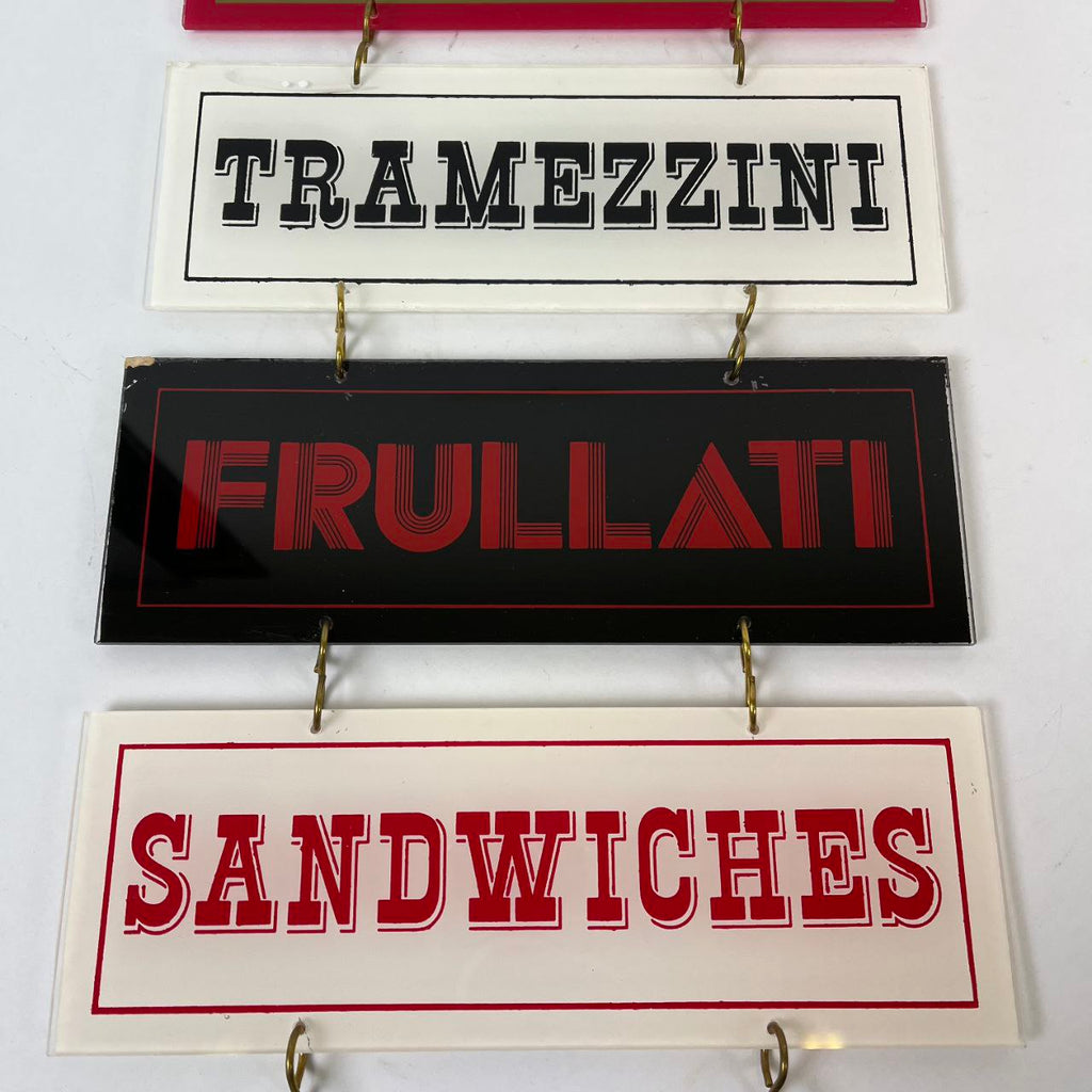 Insegna - Prodotti da Bar