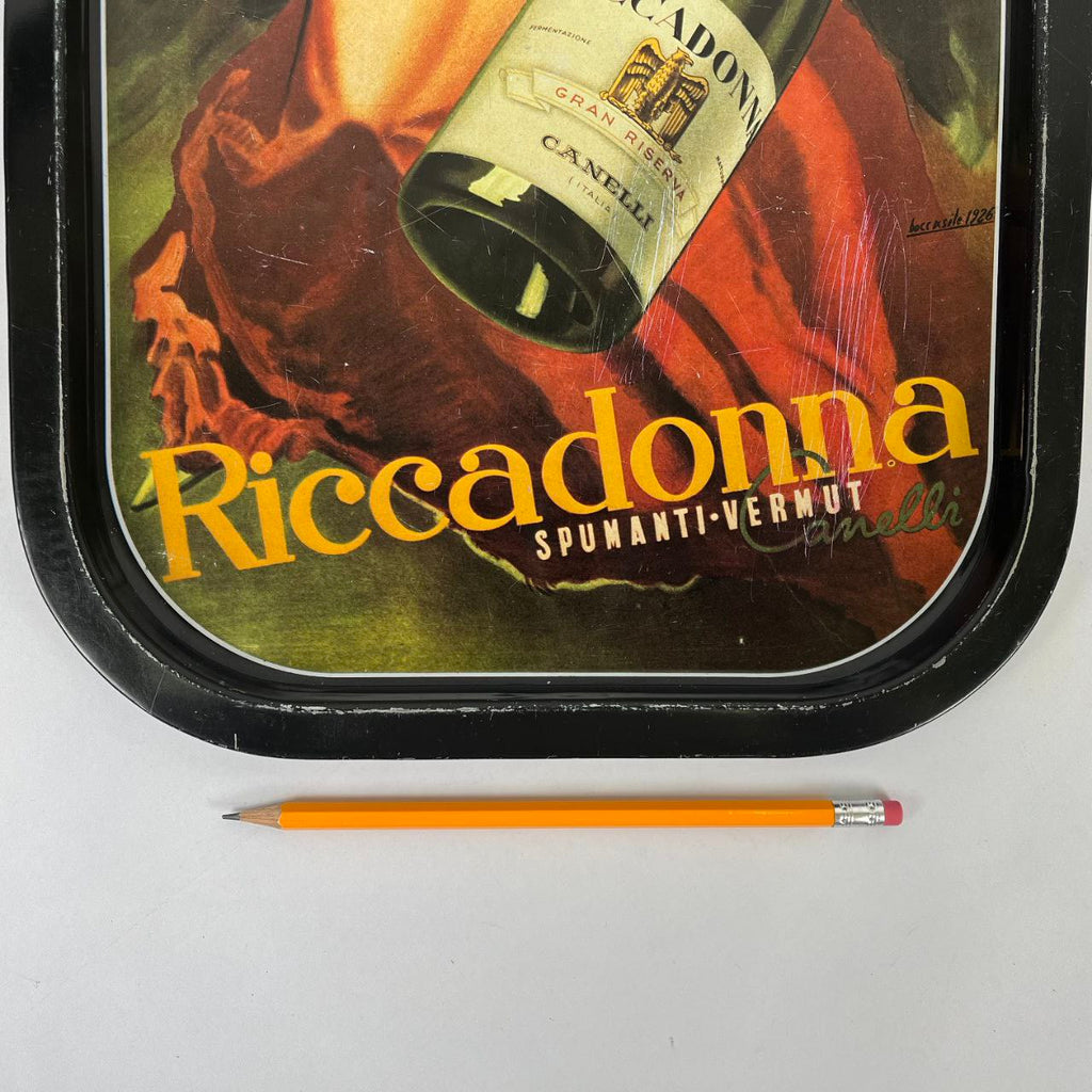 Vassoio pubblicitario - Riccadonna Spumanti Vermut