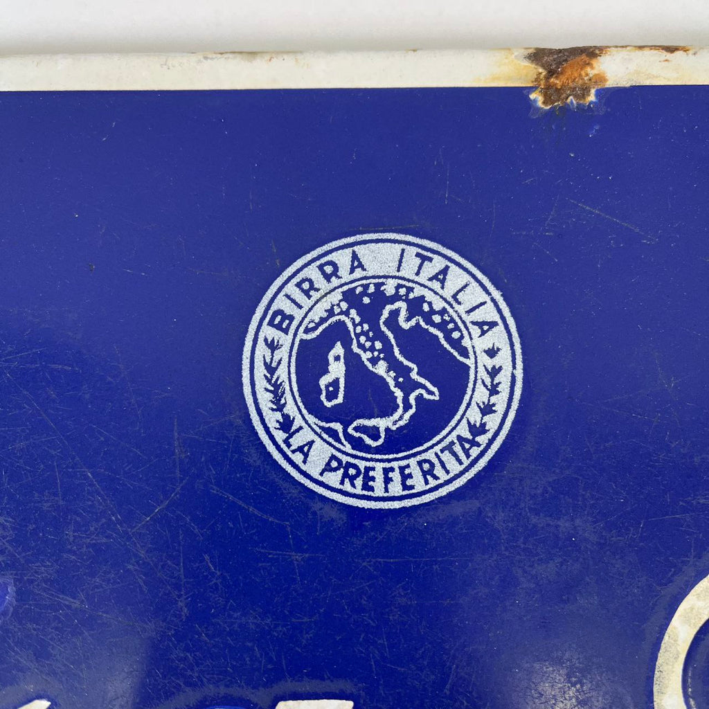 Insegna smaltata - Birra Italia