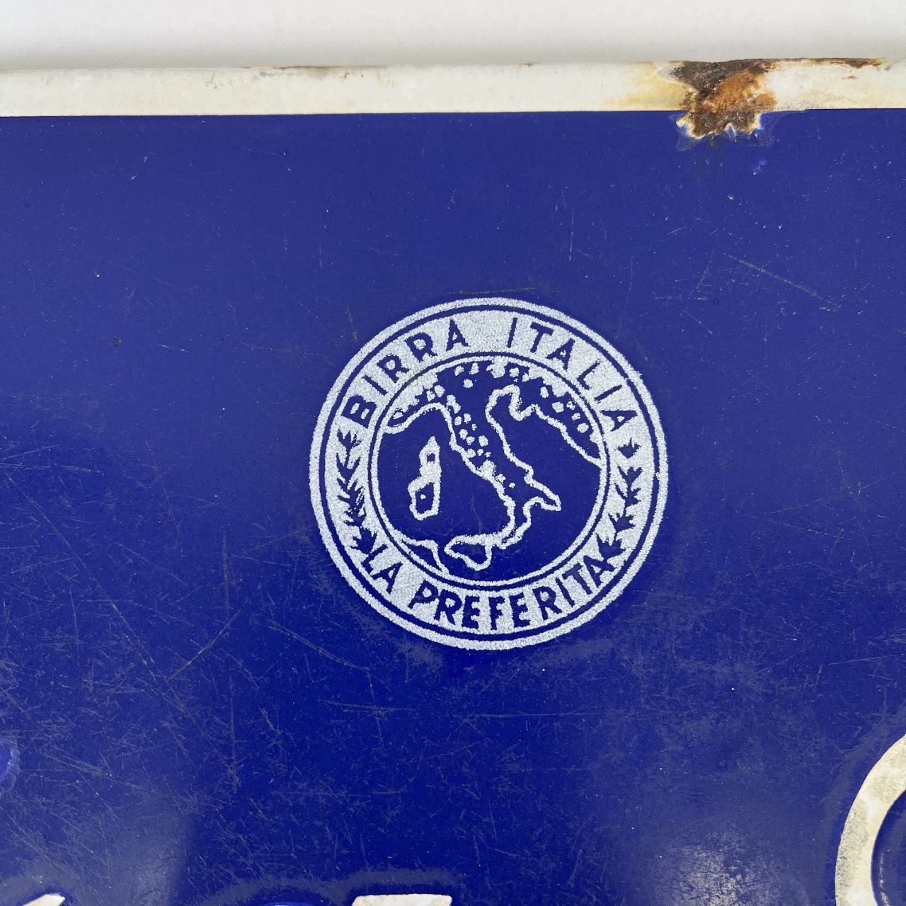 Insegna smaltata - Birra Italia