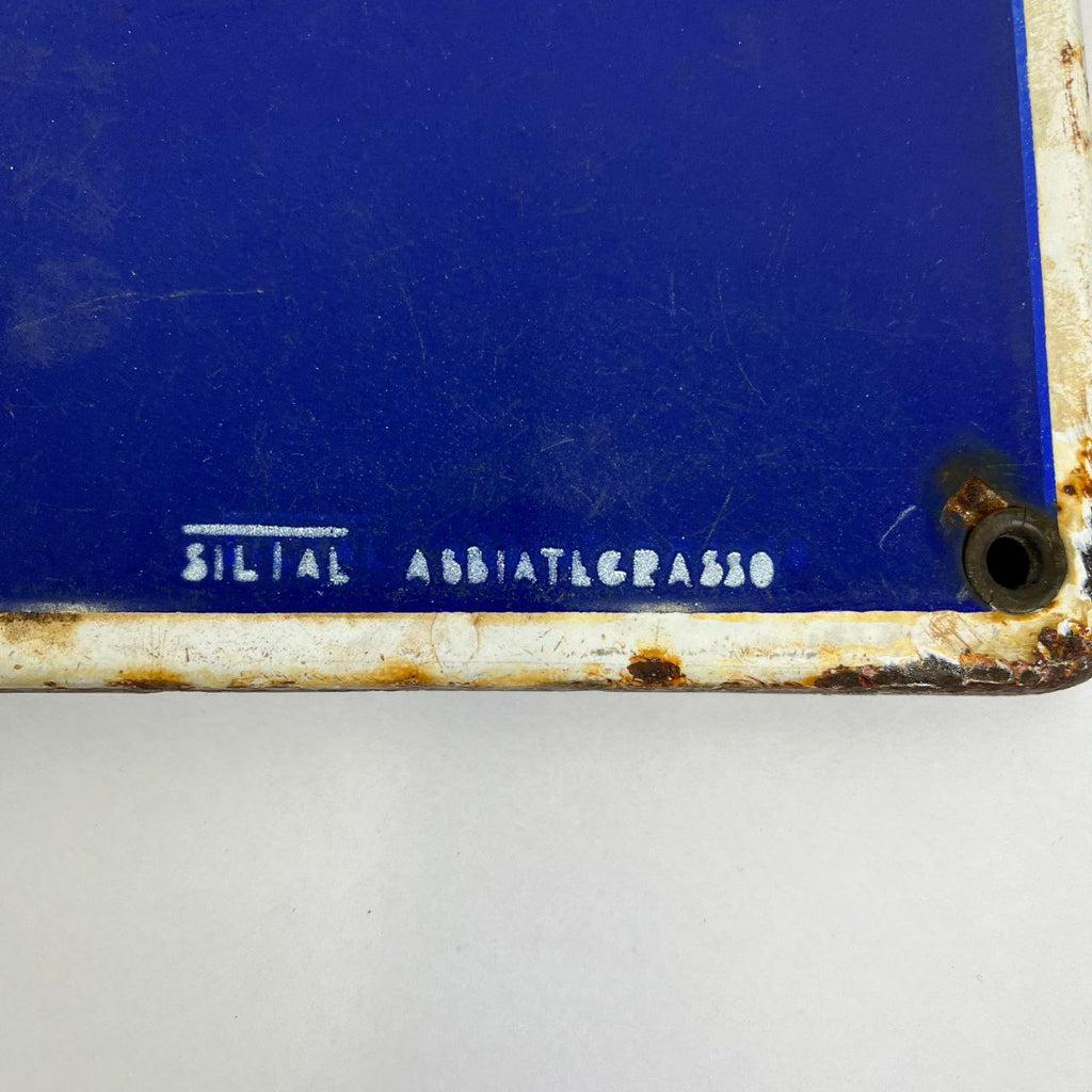 Insegna smaltata - Birra Italia