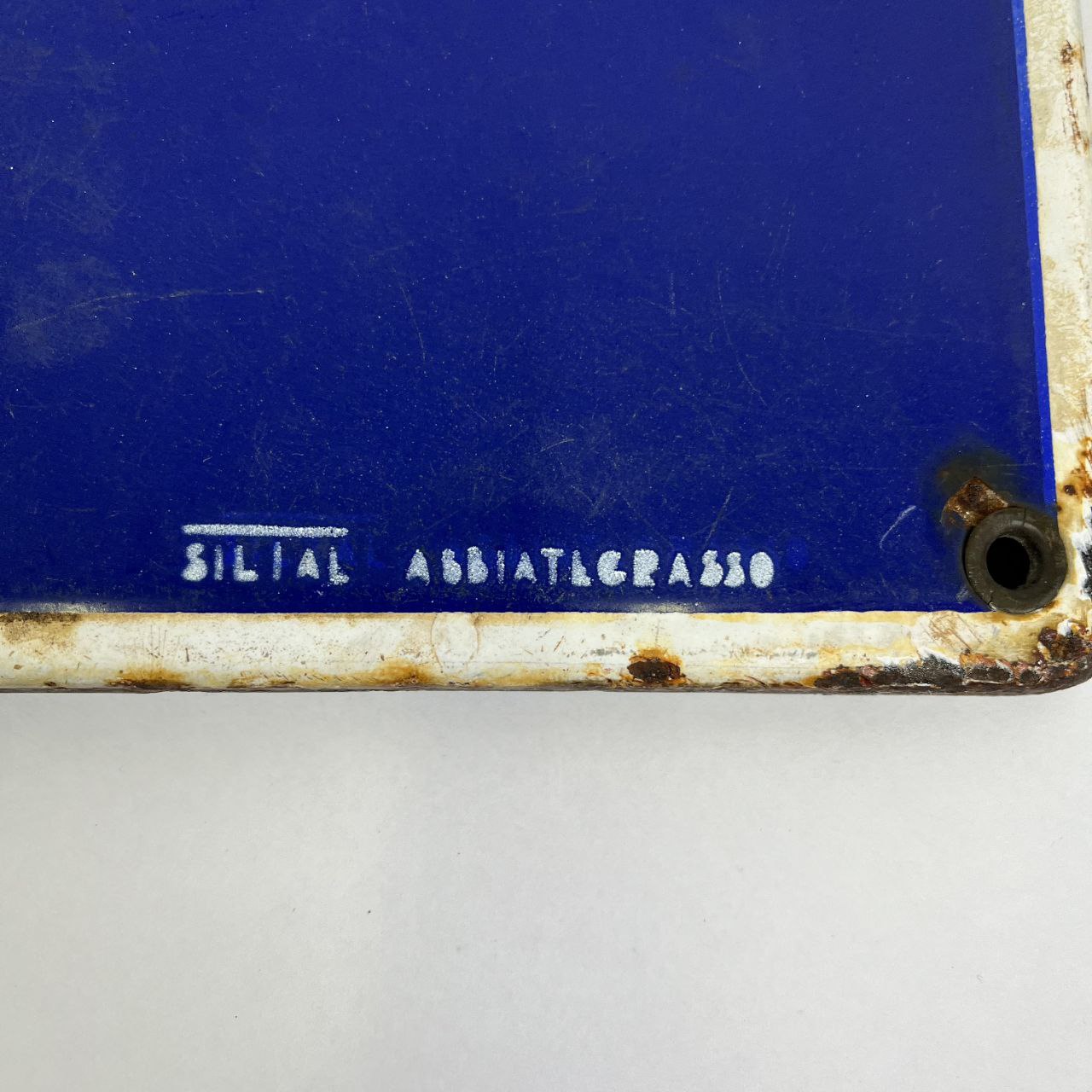 Insegna smaltata - Birra Italia