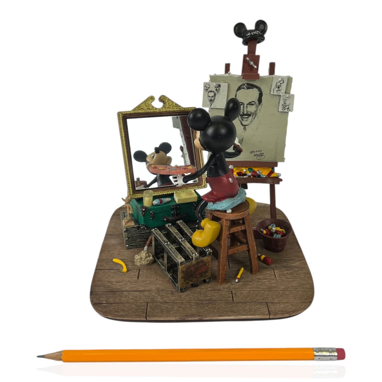 Mickey Mouse Self-Portrait Statuette, Disney