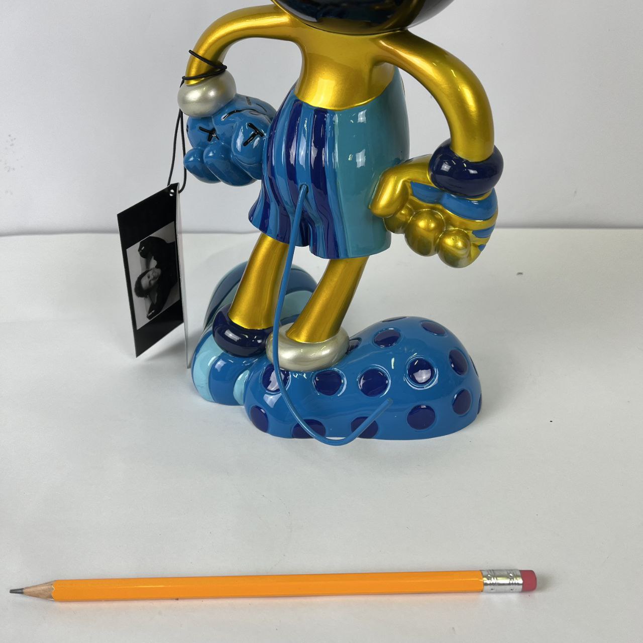 Figurine - Gold &amp; Blue Mickey Mouse Limited Edition by Britto