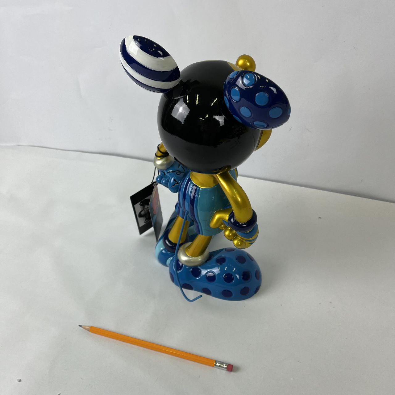 Figurine - Gold &amp; Blue Mickey Mouse Limited Edition by Britto