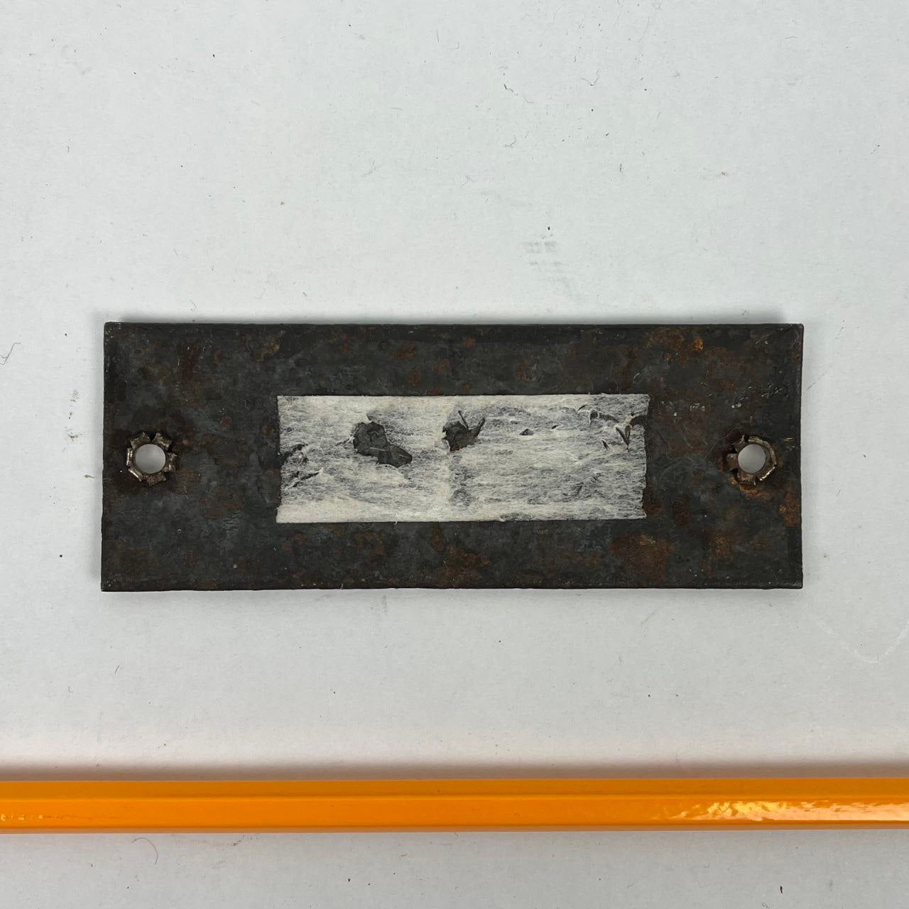 Targhetta smaltata - Mandarino | Anni '50