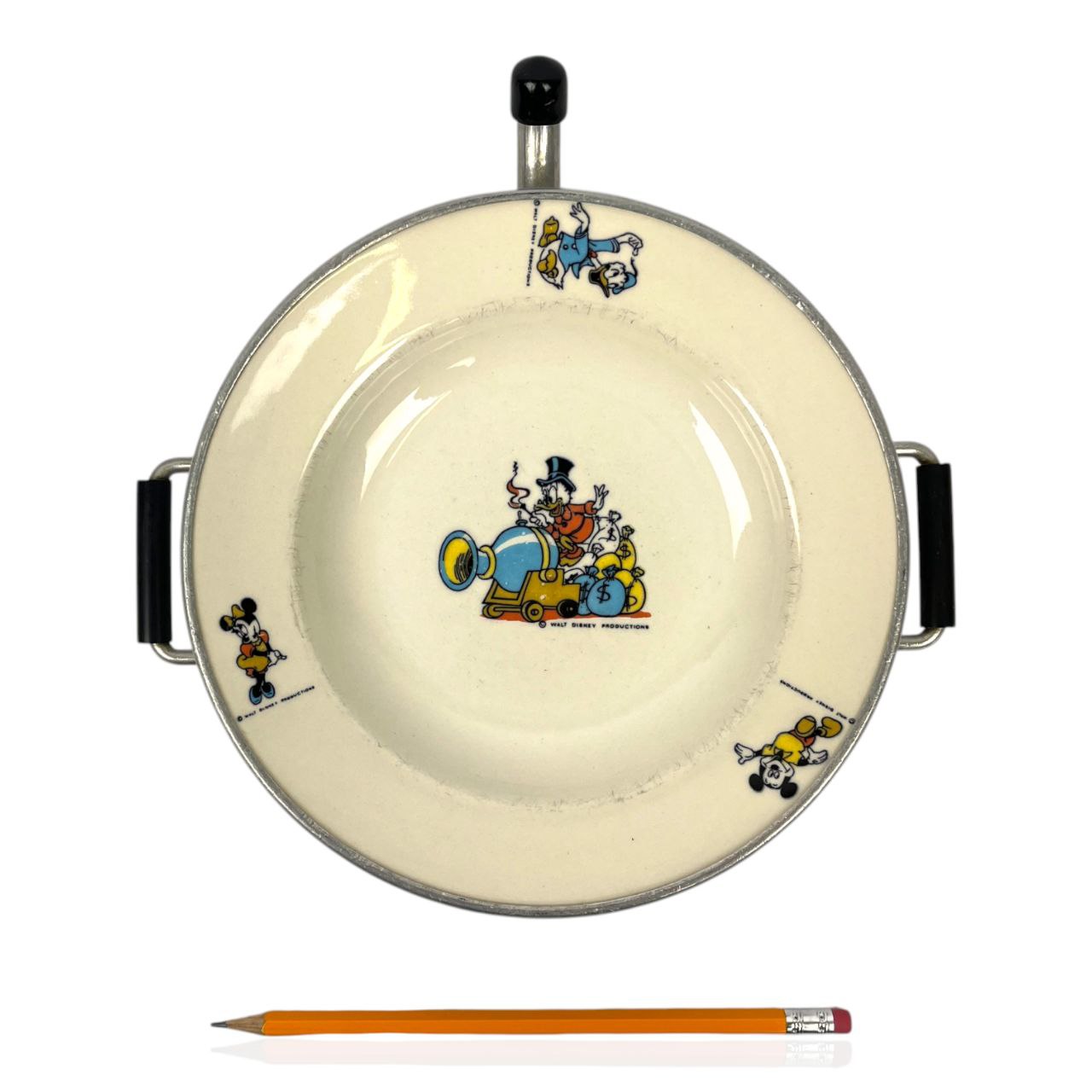 Piatto scaldavivande - Zio Paperone Walt Disney | Anni '60