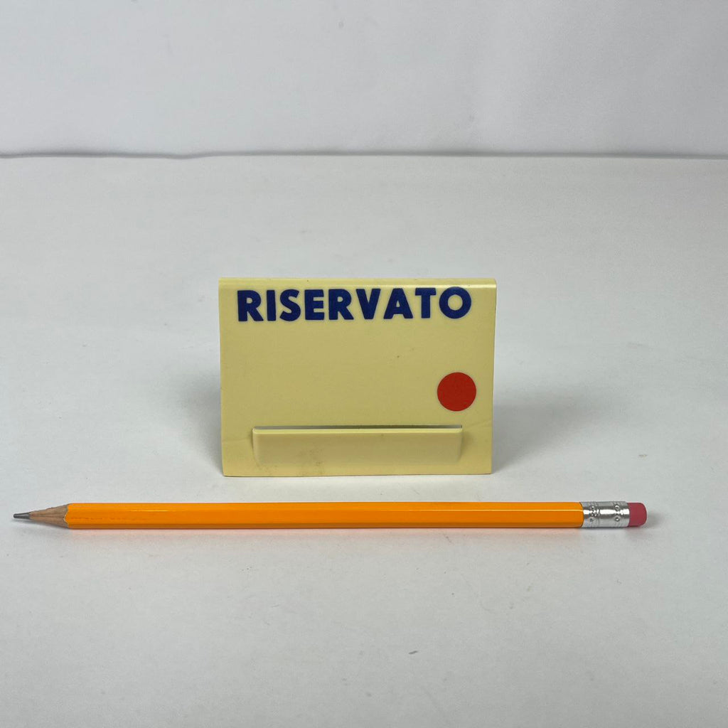 Segnaposto pubblicitario Ramazzotti | Anni '60