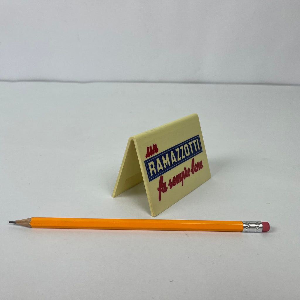 Segnaposto pubblicitario Ramazzotti | Anni '60