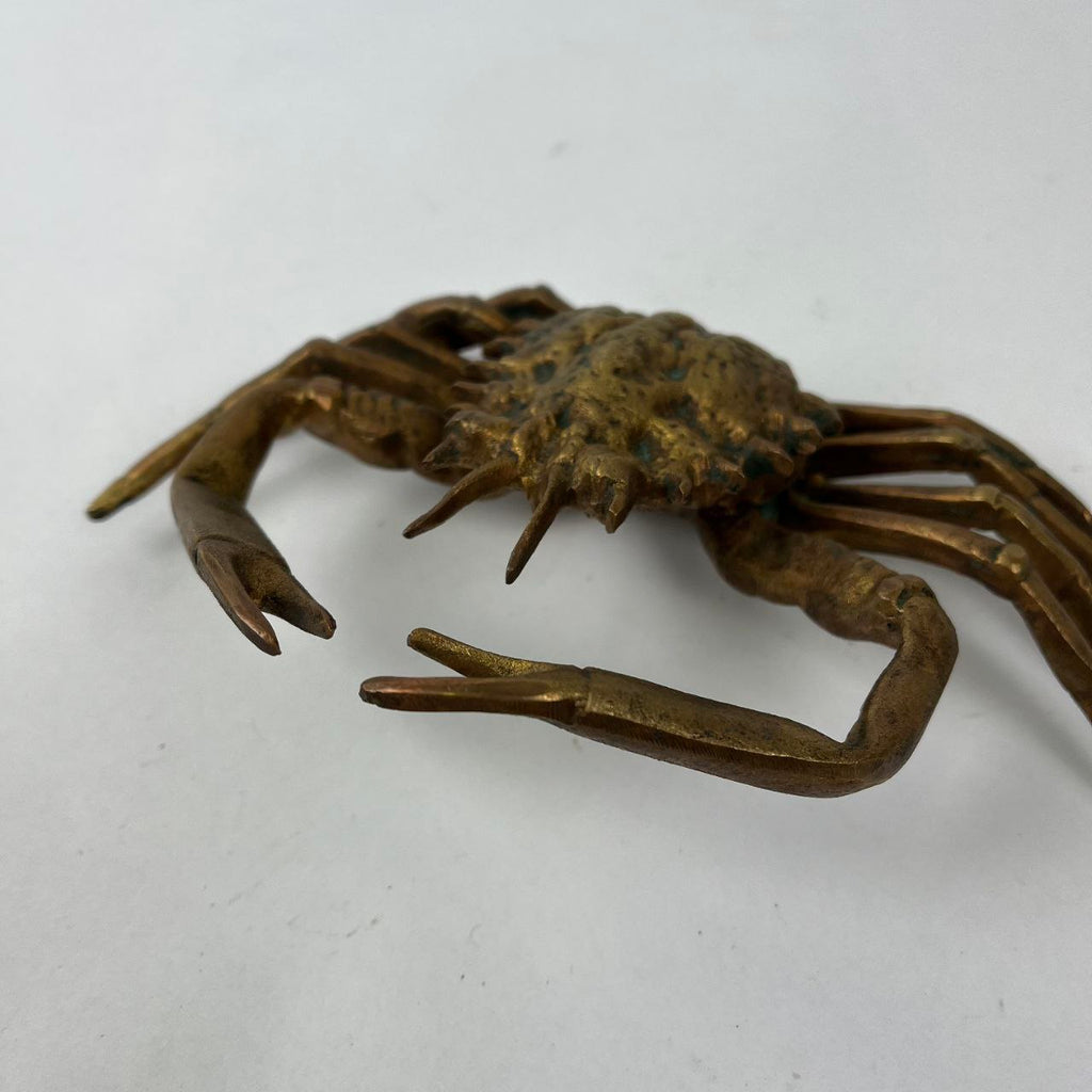 Calamaio in bronzo a forma di granchio
