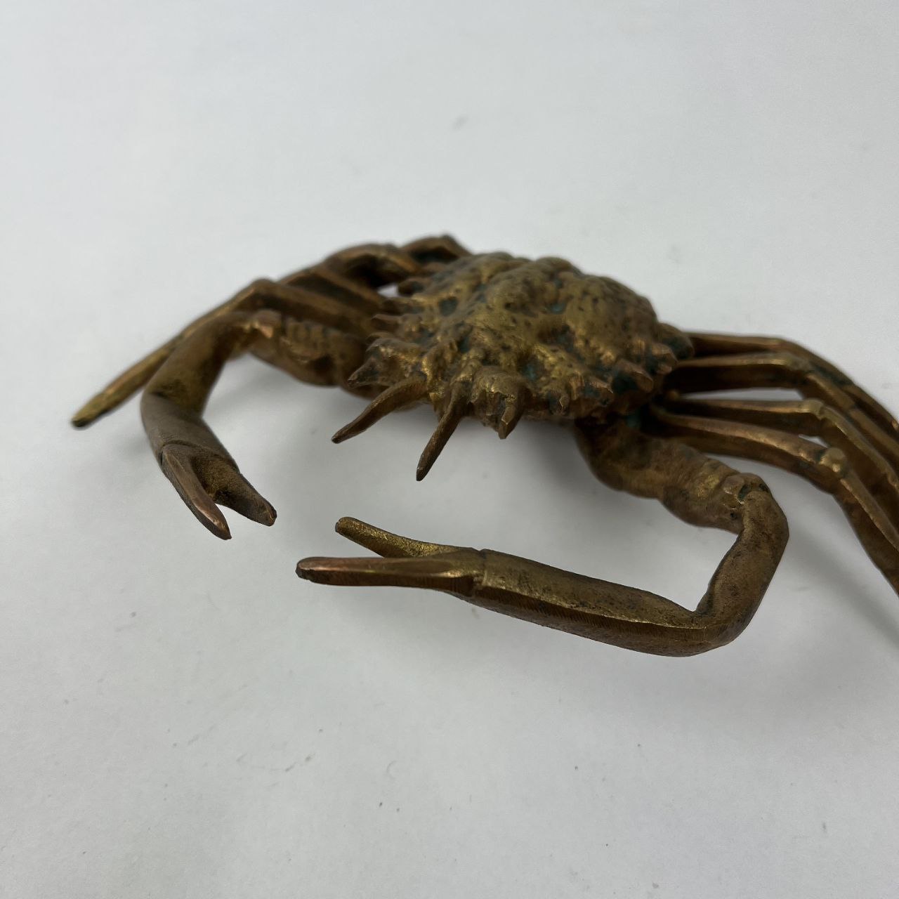 Calamaio in bronzo a forma di granchio